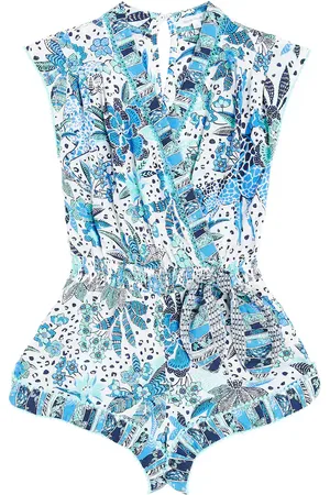 POUPETTE ST BARTH Anaik printed playsuit