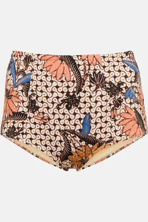 ULLA JOHNSON Porto printed bikini bottoms