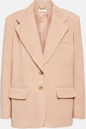 Chloé ChloÃ© Single-breasted cotton corduroy blazer