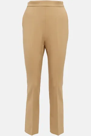 Max Mara Nepeta wool-blend crÃªpe pants