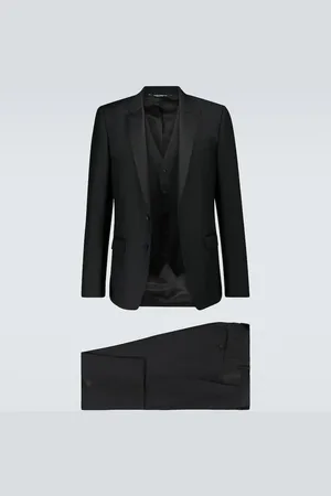 Dolce & Gabbana Three-piece wool and silk-blend tuxedo