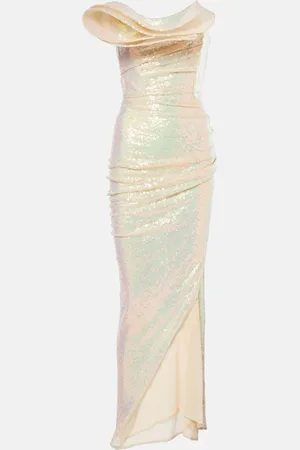 MATICEVSKI Exhilarate ruffled sequined gown