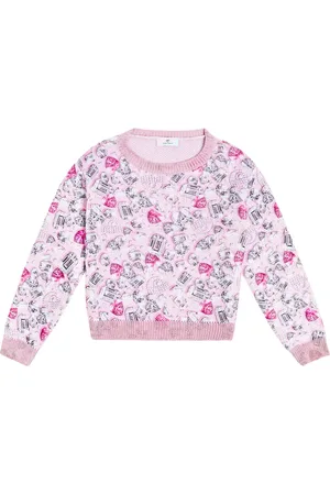 MONNALISA X Chiara Ferragni printed wool-blend sweater