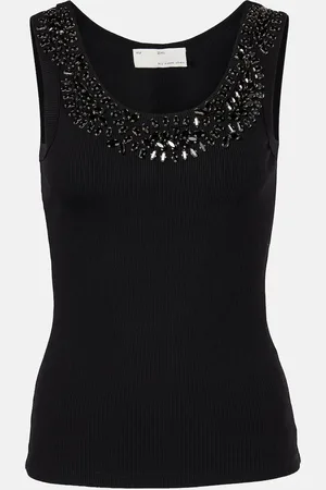 XU ZHI Laurel embellished tank top