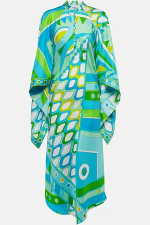 Puccini Vivara silk twill kaftan