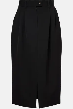 Dolce & Gabbana Virgin wool midi skirt