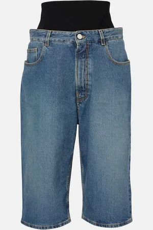 Alaïa AlaÃ¯a Cropped barrel-leg jeans
