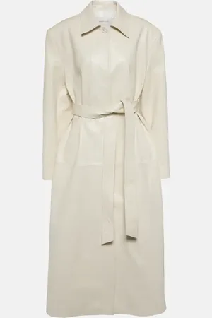 MAGDA BUTRYM Single-breasted leather coat