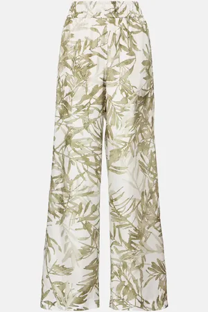 Brunello Cucinelli Silk wide-leg pants