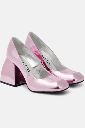 NODALETO Bulla Air 90 metallic leather pumps