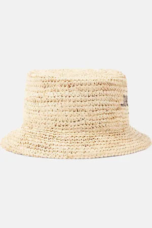 Jacquemus Le Bob Pesco raffia bucket hat