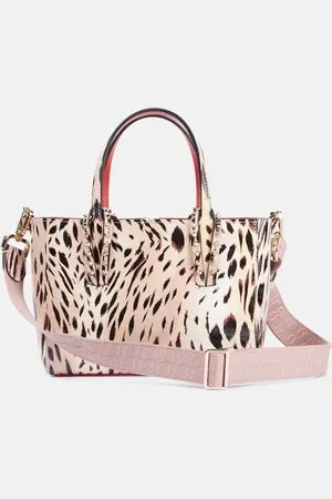 Christian Louboutin Cabata Mini leopard-print leather tote bag