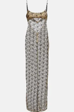 The Attico Cotton-blend maxi dress