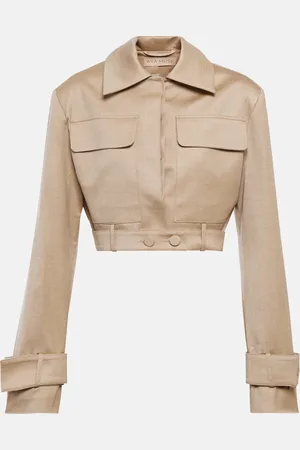 AYA MUSE Cropped wool-blend jacket