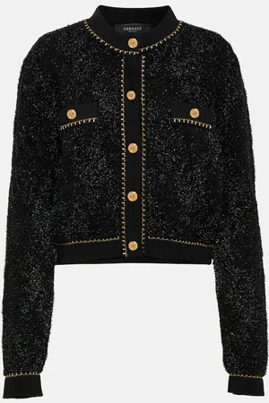VERSACE Medusa wool-blend cardigan