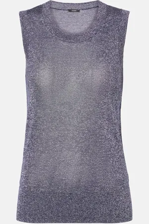 Joseph LamÃ© tank top