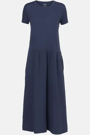 Velvet Itza cotton slub midi dress