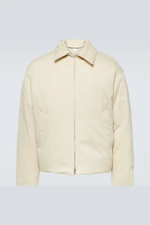 Bottega Veneta Intrecciato cotton-blend twill down jacket