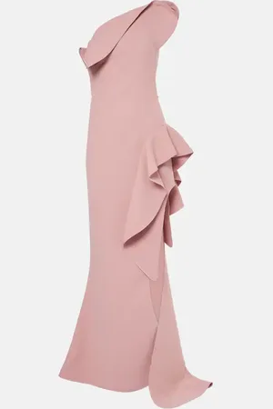 MATICEVSKI Provenance ruffled one-shoulder crÃªpe gown