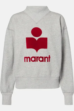 Marant Etoile Moby cotton-blend fleece sweatshirt