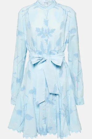 Juliet Dunn Bellflower cotton shirt dress