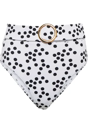 ALEXANDRA MIRO Ursula polka-dot bikini bottoms