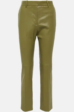 Joseph Coleman leather straight pants
