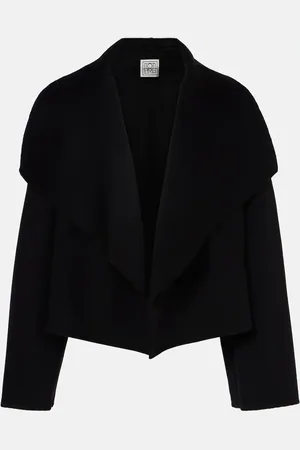 Totême Signature cropped wool doublÃ© jacket