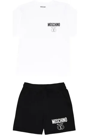 Moschino Printed cotton T-shirt and shorts set