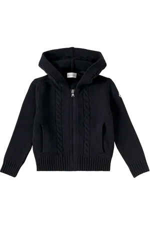 Moncler Zip-up wool hoodie