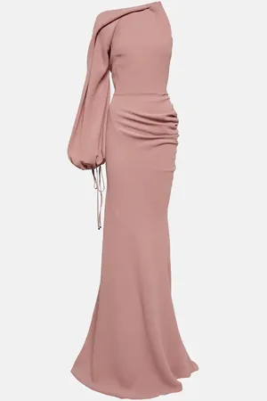 MATICEVSKI Venomous one-shoulder gown