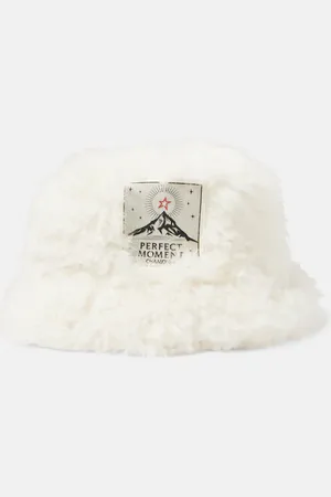 Perfect Moment Faux shearling bucket hat