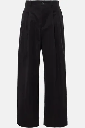 WARDROBE.NYC Cotton-blend drill wide-leg pants