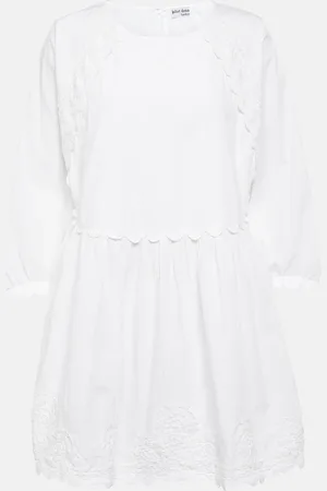 Juliet Dunn Cotton poplin minidress