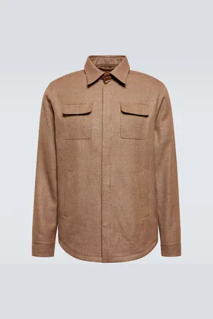 Thom Sweeney Linen, wool, and silk overshirt