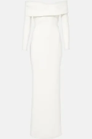 Solace Lyla crÃªpe gown