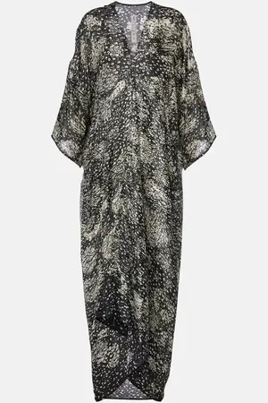 Rick Owens Tommykite draped satin gown
