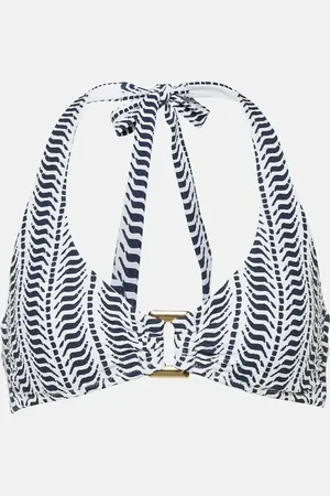 Heidi Klein Indigo Urchin bikini top