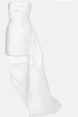 Solace Bridal Meyer tail twill minidress