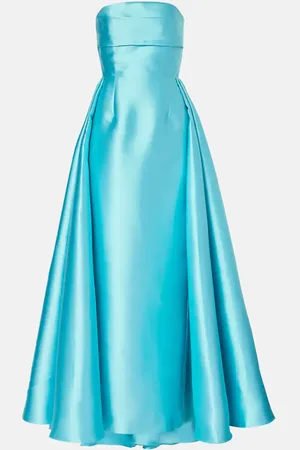 Solace Strapless satin twill gown