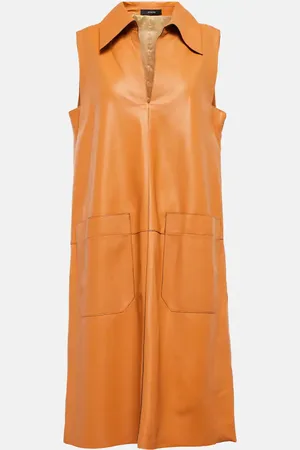 Joseph Berwick leather midi dress