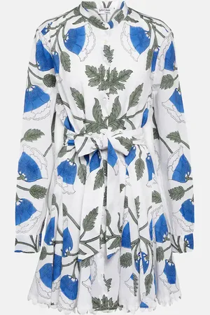 Juliet Dunn Bellflower cotton shirt dress