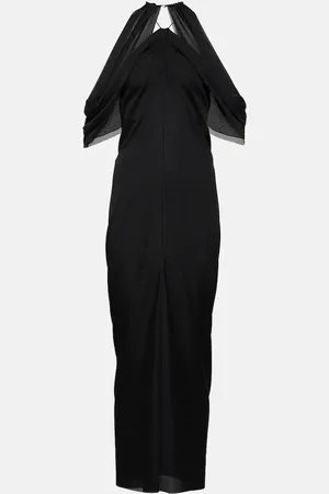 J.W.Anderson Off-shoulder draped midi dress