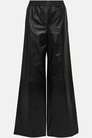 Joseph Ashbridge leather wide-leg pants