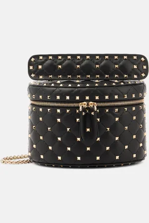 VALENTINO GARAVANI Rockstud Spike Small leather vanity bag