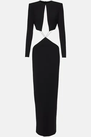 Monot MÃ´not Cutout crÃªpe maxi dress