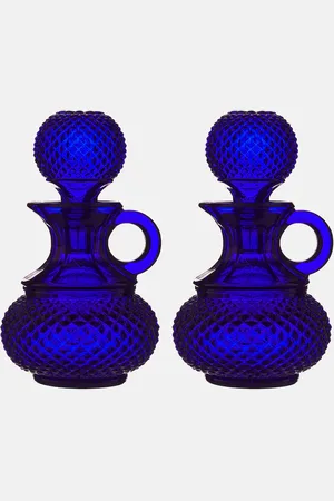 Cabana Galeano glass oil and vinegar set