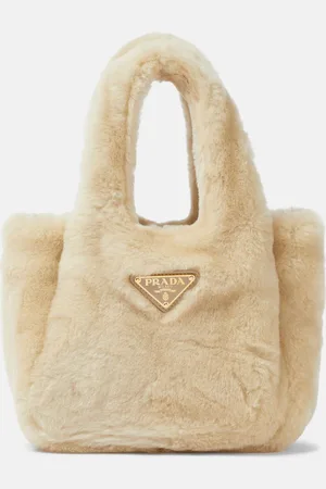 Prada Mini shearling tote bag