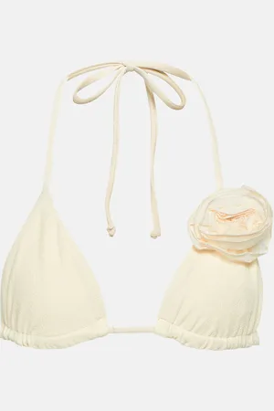 SAME AppliquÃ© triangle bikini top