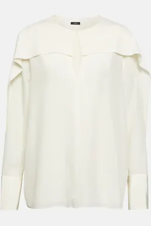 Joseph Balard silk crÃªpe de chine blouse